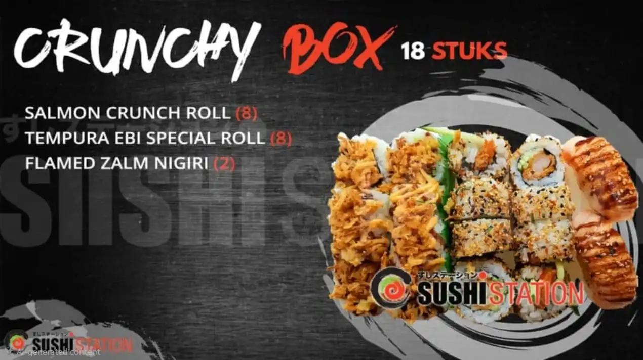 Bestel onze Crunchy Box bij Sushi Station Nieuwegein