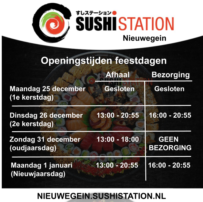Menu front page