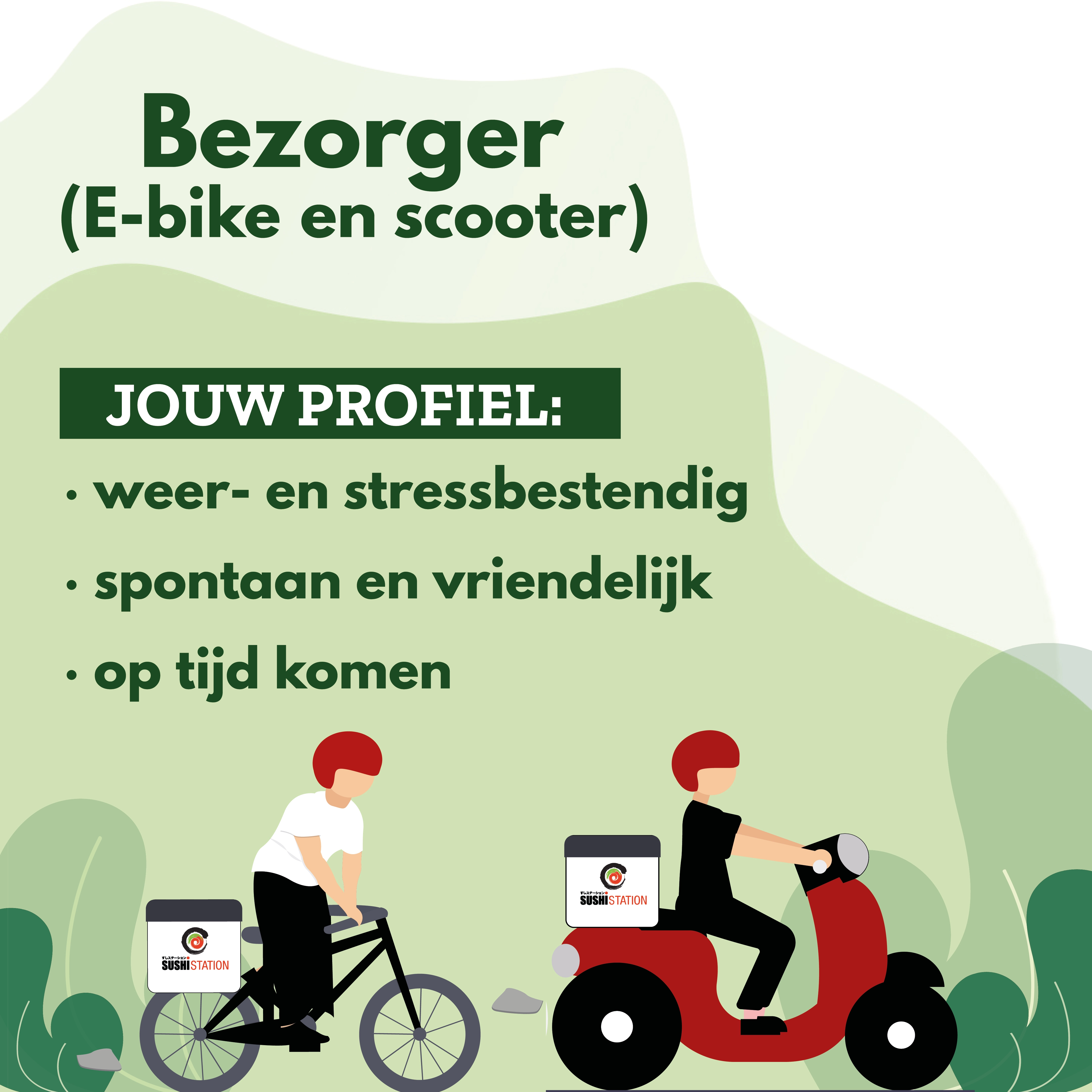 Bezorger vacature advertentie